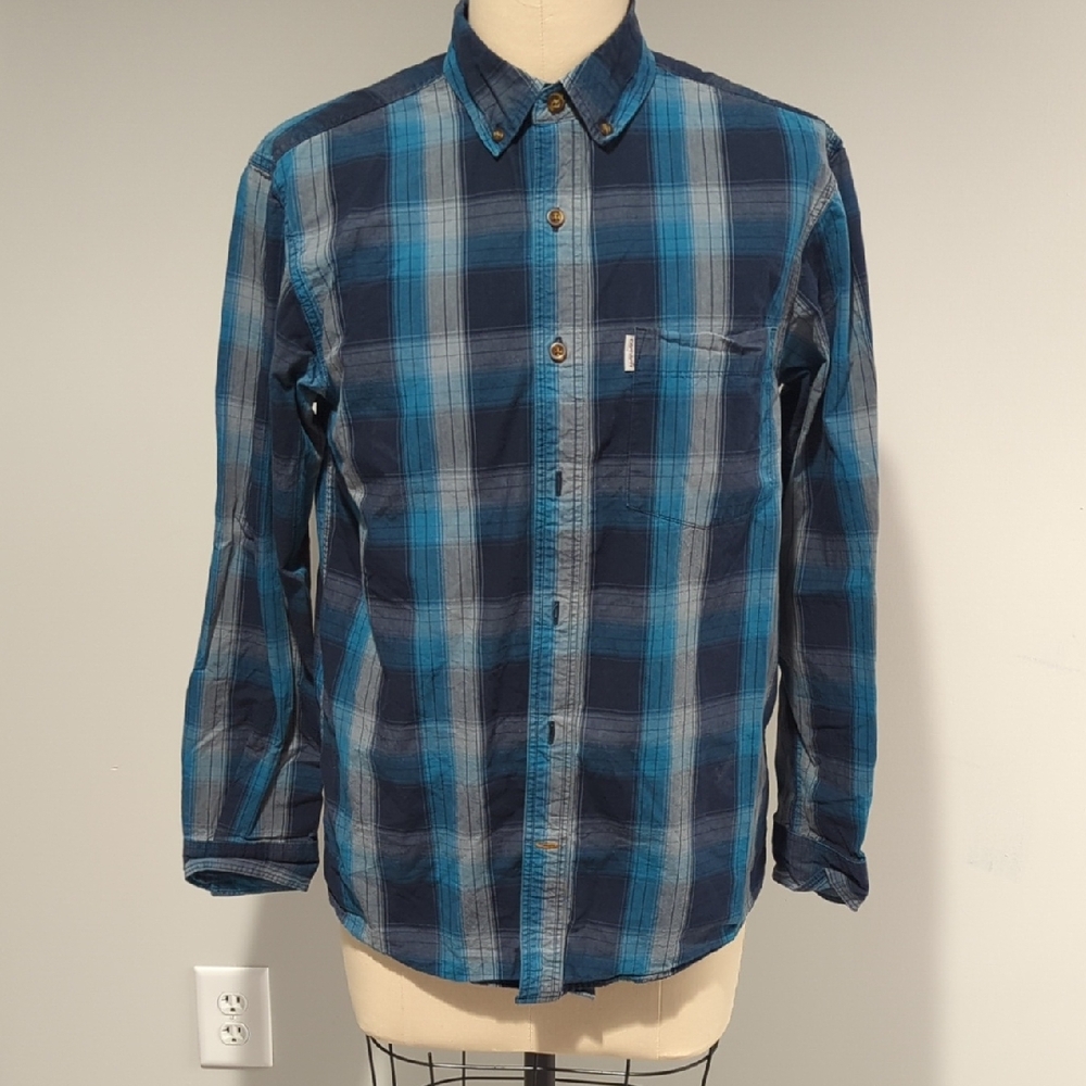 Carhartt Blue Casual Button Down Shirt